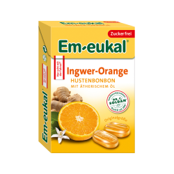 Em-eukal Ingwer-Orange Box Zuckerfrei