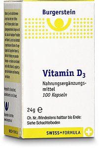 Burgerstein Vitamin D3 Kapseln 600I.E.