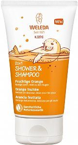 Weleda Kids 2in1 Shower + Shampoo Fruchtige Orange
