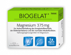 Biogelat Magnesium 375mg Filmtabletten