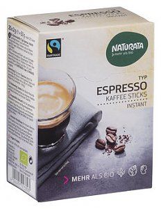 Naturata Espresso Sticks Bohnenkaffee instant 25 Stück