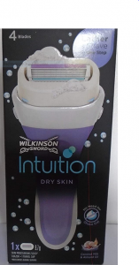 Wilkinson Intuition Dry Skin Rasierer + 4 Klingen Beauty Edition