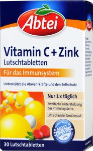 Abtei Vitamin C + Zink Lutschtabletten