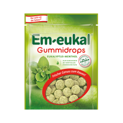 Em-eukal Gummidrops Eukalyptus-Menthol, zuckerhaltig
