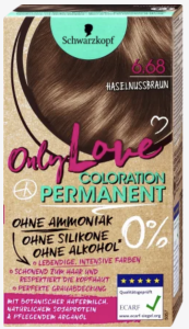 Schwarzkopf Only Love Haarfarbe 0%  6.68 Haselnussbraun