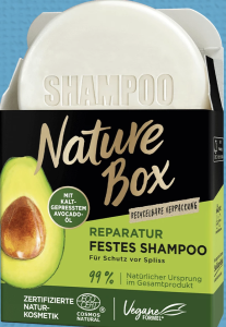 NATURE BOX Festes Shampoo mit Avocado Öl