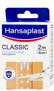 Hansaplast Classic 2 m : 6 cm, 1 er