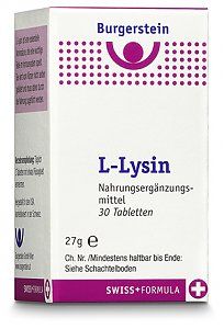 Burgerstein L-Lysin 500mg Tabletten