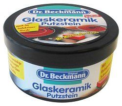 Dr.Beckmann Glaskeramik Putzstein 250g + Reinigungsschwamm
