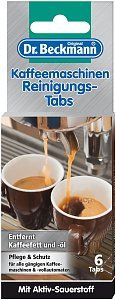 Dr.Beckmann Kaffemaschinen Reinigungs-Tabs 6er