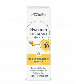 Hyaluron Sonnenpflege Gesicht LSF 30